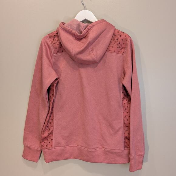 Burton Oak Pullover Hoodie Pink Kangaroo Pocket Ski Snowboard Casual - Size M - Picture 2 of 8